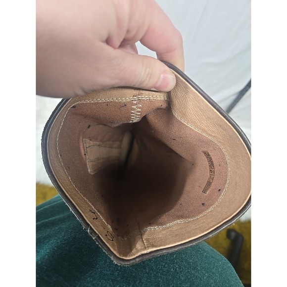 UGG Gracen Suede Leather Tall Riding Boots Women's Size 6 Brown Inside Zipper - Picture 8 of 12